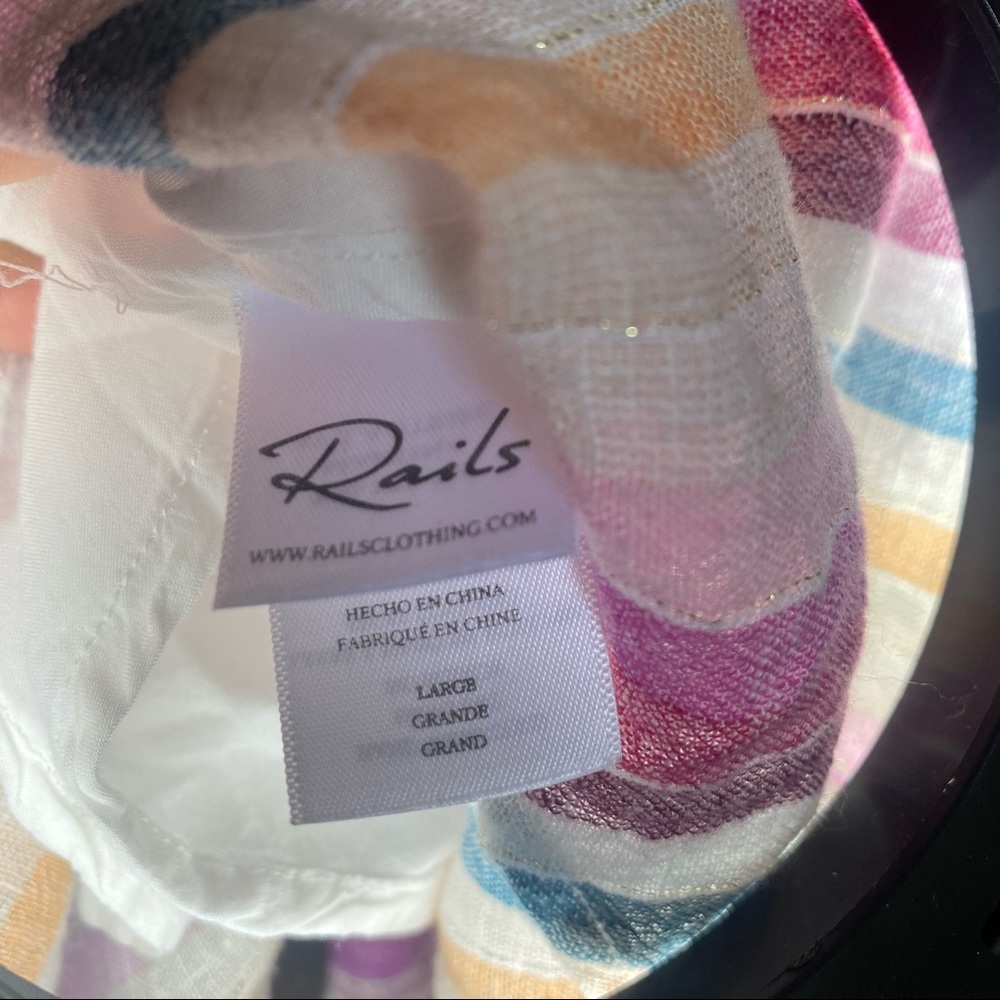 Rails Martins Avila Striped Linen Blend Mini Dress - image 6